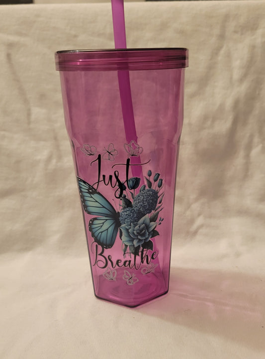 Just Breathe 20 oz cup