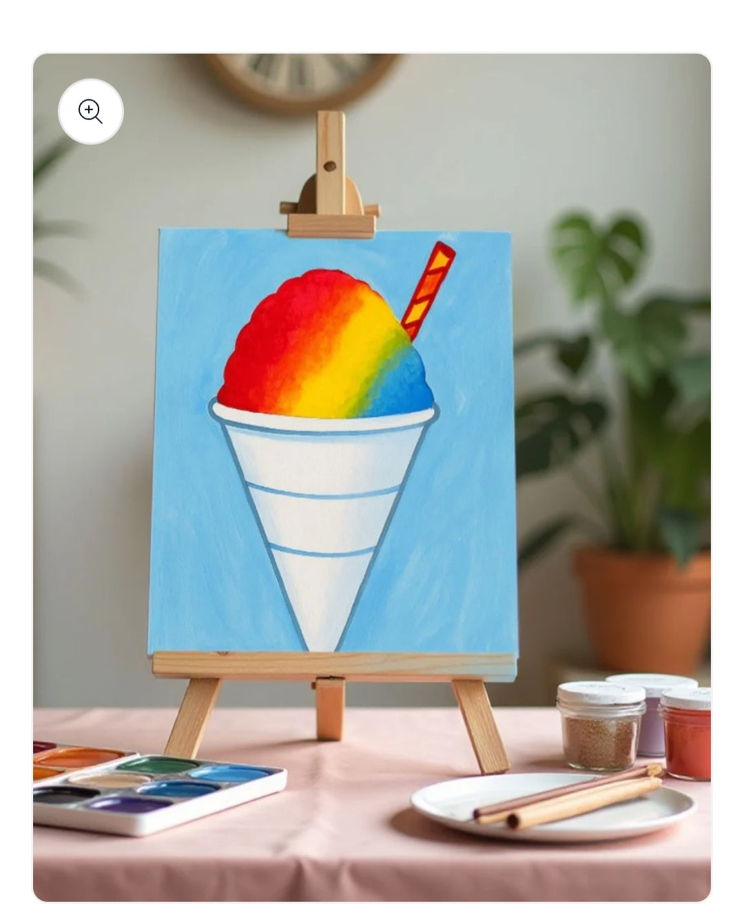Snowcone Sketch Art